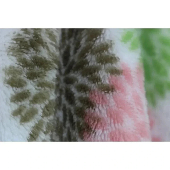 Mayfair Women's Floral Plush Mink Fleece Pajama Pants-Size 3X - Picture 4 of 6